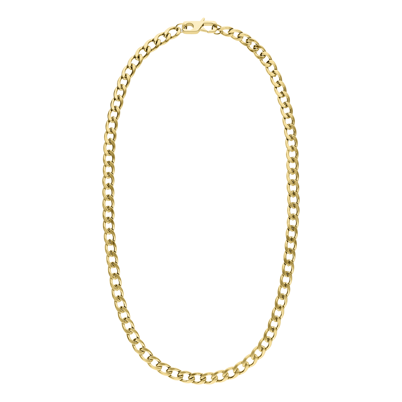 Guess Halskette für Herren aus Edelstahl, vergoldet, MY CHAINS