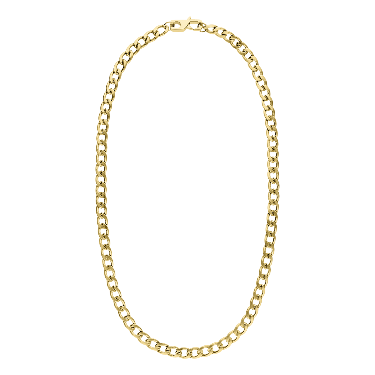 Guess heren stainless steel goldplated collier MY CHAINS