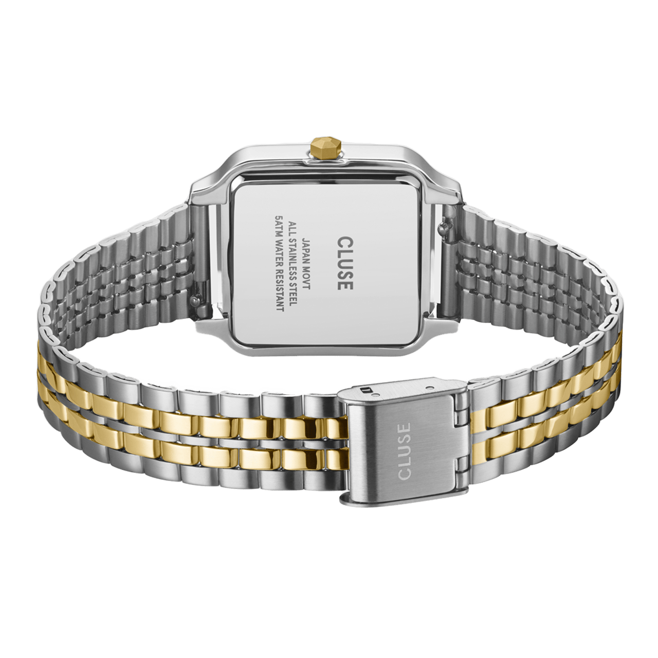 CLUSE - Gracieuse stainless steel dameshorloge bicolor