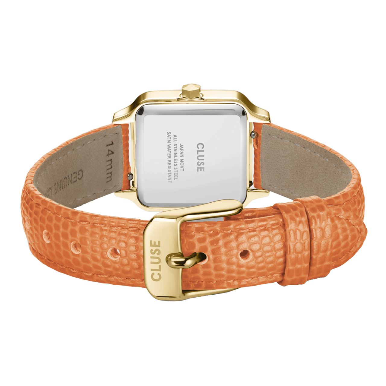 CLUSE - Armbanduhr Gracieuse Petite, Lederarmband, Apricot