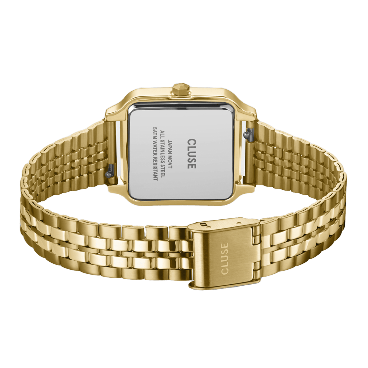 CLUSE - Gracieuse dameshorloge goudkleurig stainless steel