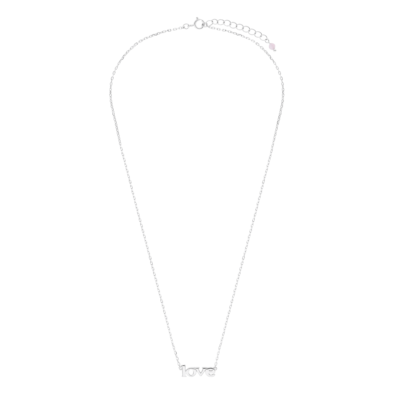Halskette aus 925er Silber, „Love”