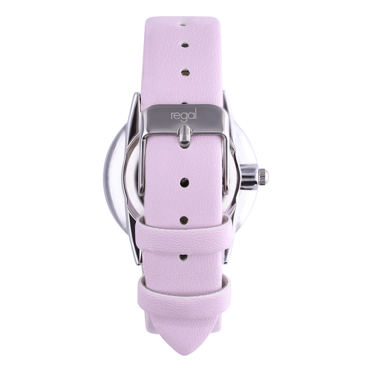 Regal Damen-Armbanduhr, Pink, Zifferblatt in Perlmuttoptik