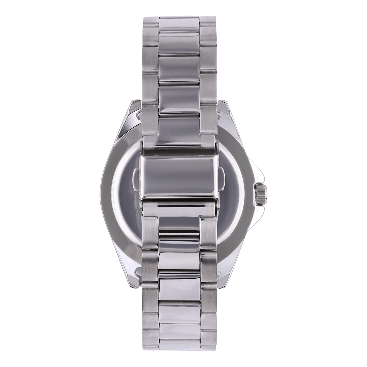 Regal heren horloge staal met blauwe wijzeplaat