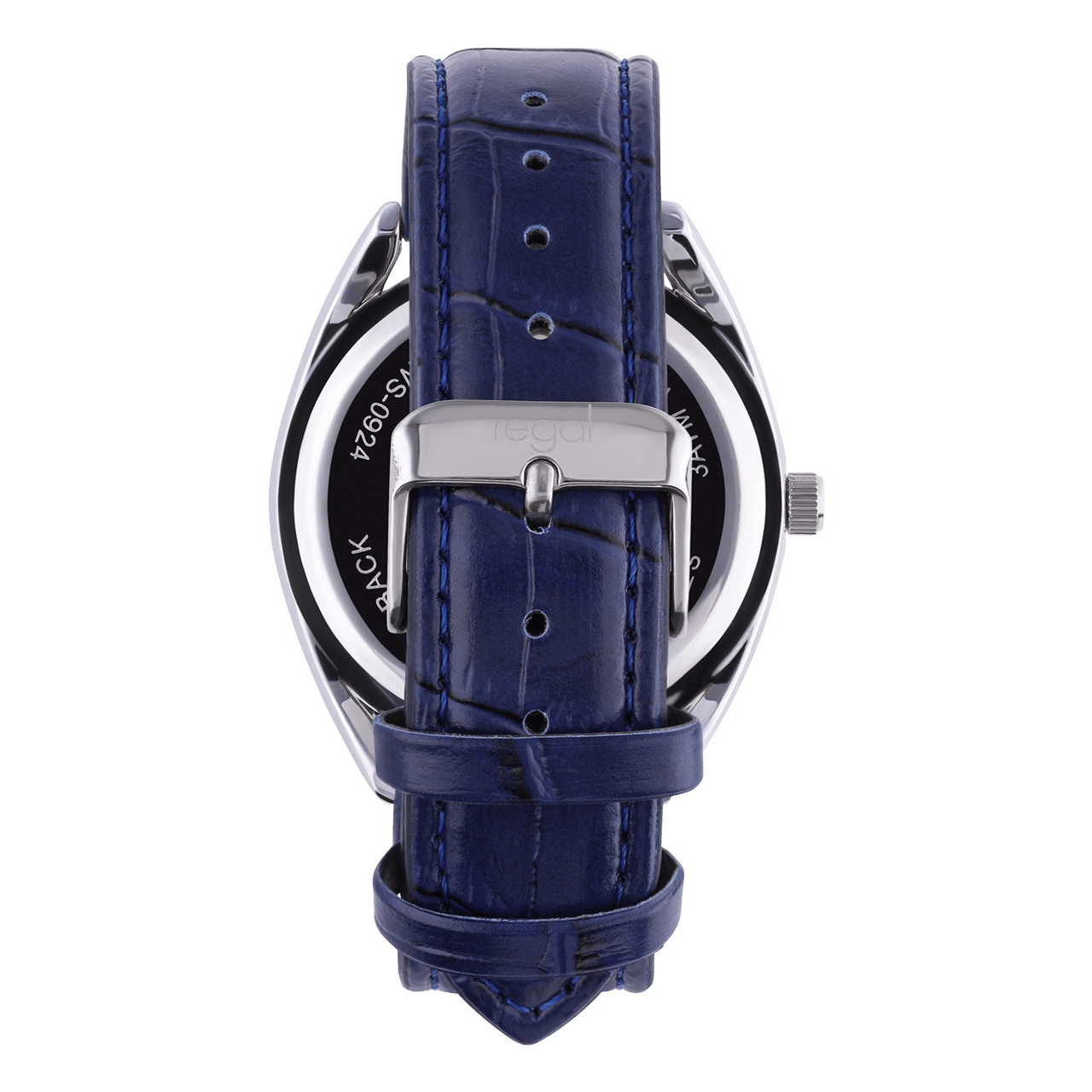 Regal Herren-Armbanduhr mit blauem Armband