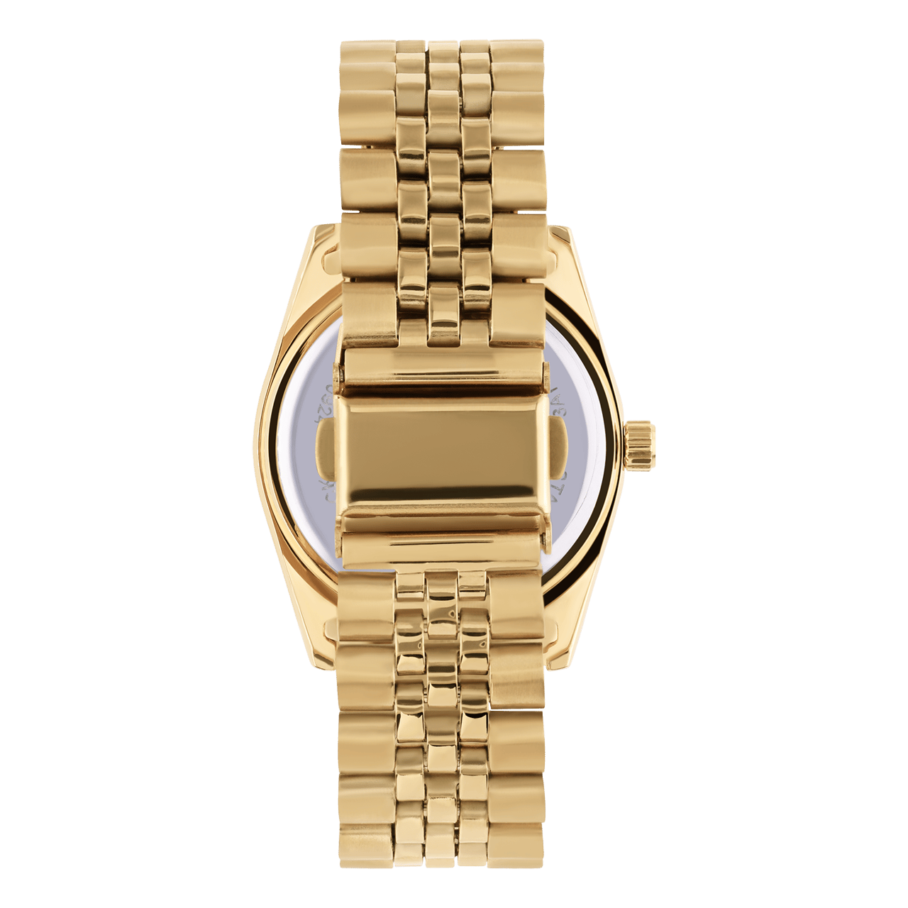 Regal Armbanduhr, Gold, mit schwarzem Zifferblatt