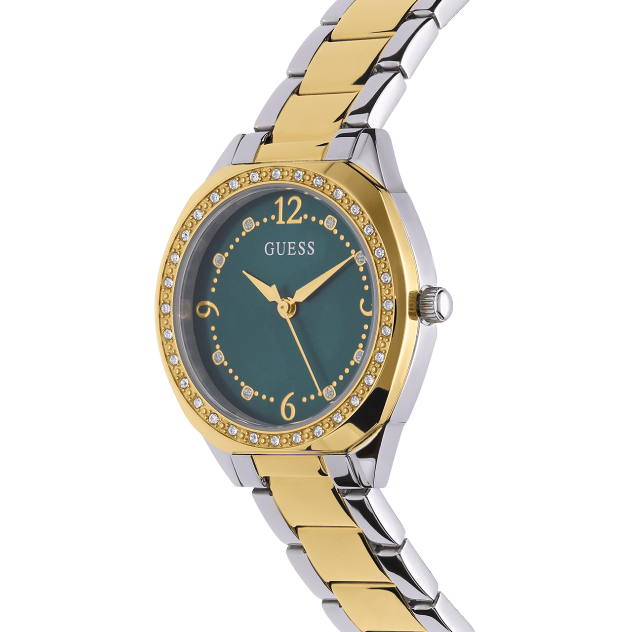 Guess Armbanduhr für Damen, zweifarbig, CHARLOTTE, GW0767L4