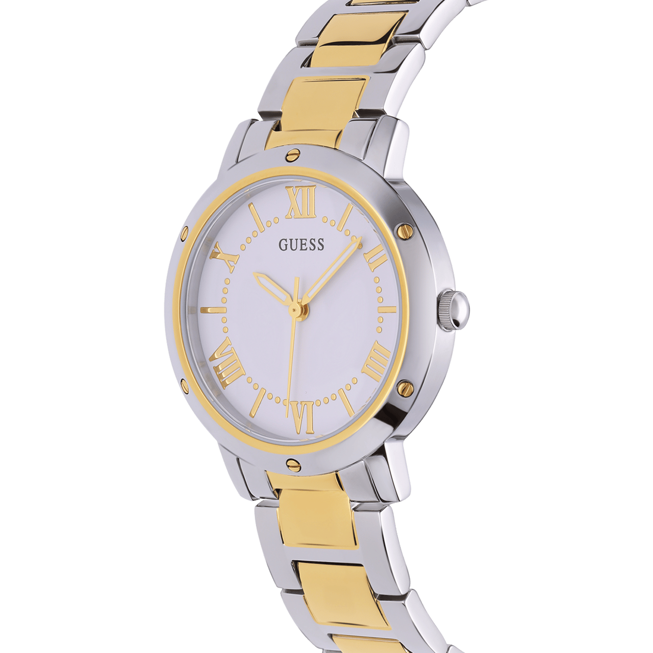 Guess stalen dameshorloge bicolor DAWN GW0404L2