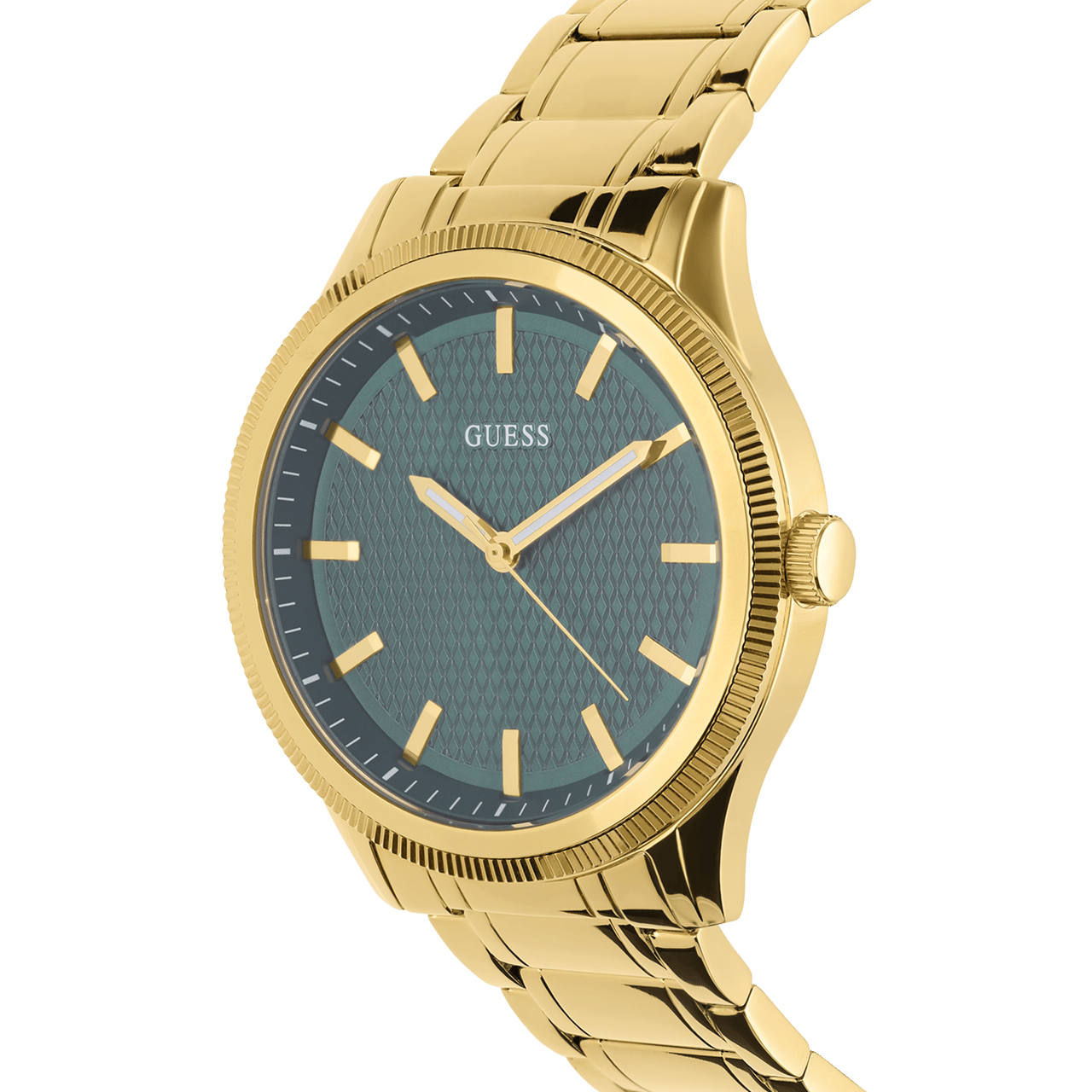 Guess stalen herenhorloge goudkleurig DEX GW0626G2