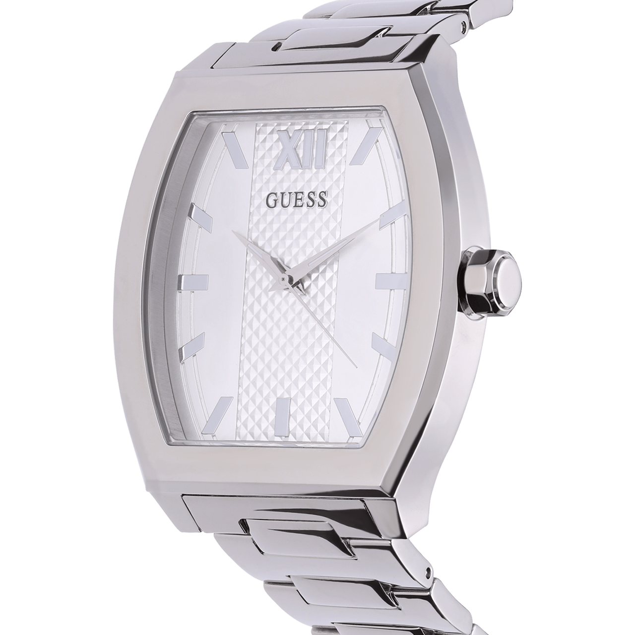 Guess Armbanduhr für Herren aus Edelstahl, PUNCTUAL, GW0705G1