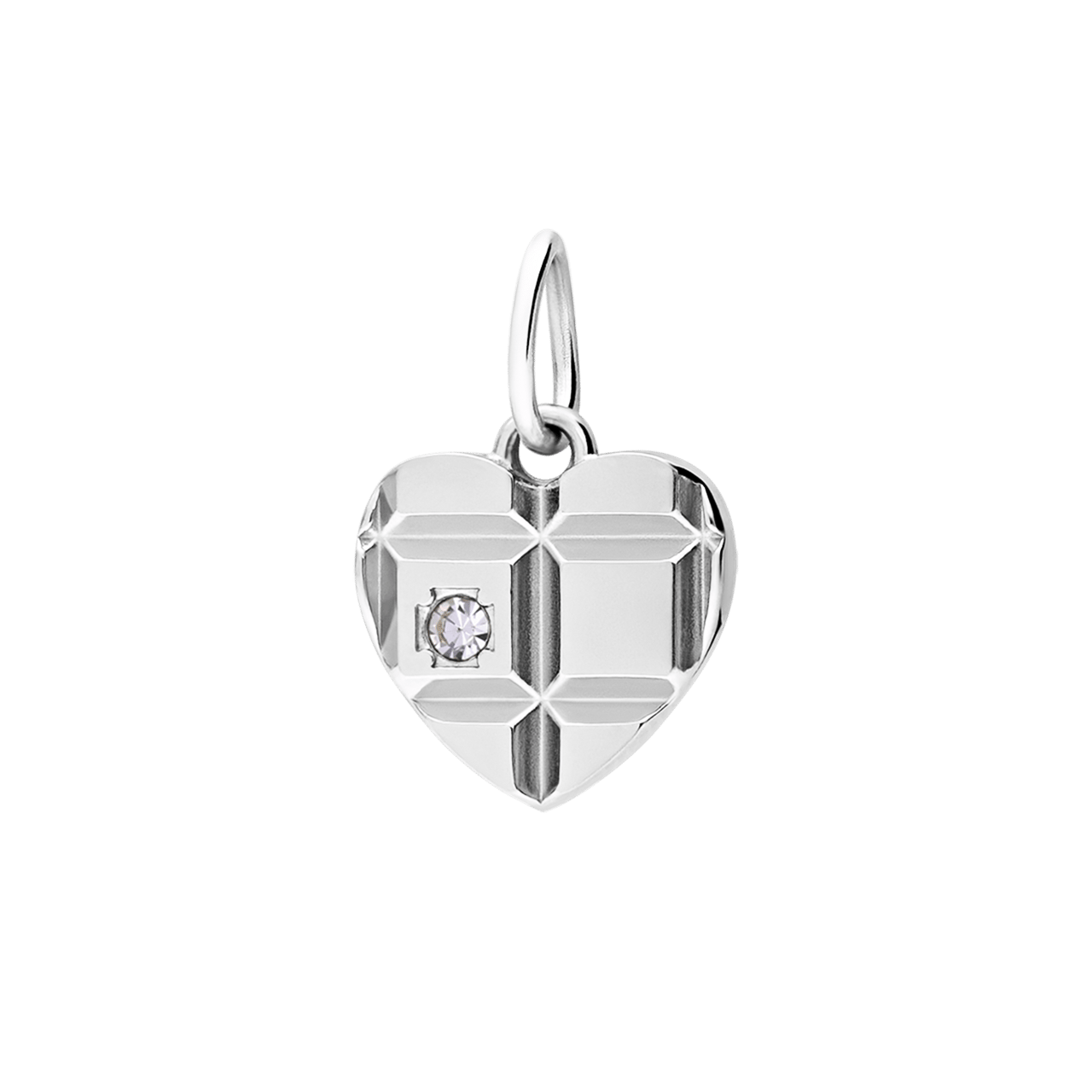 Stainless steel bedel hart groen