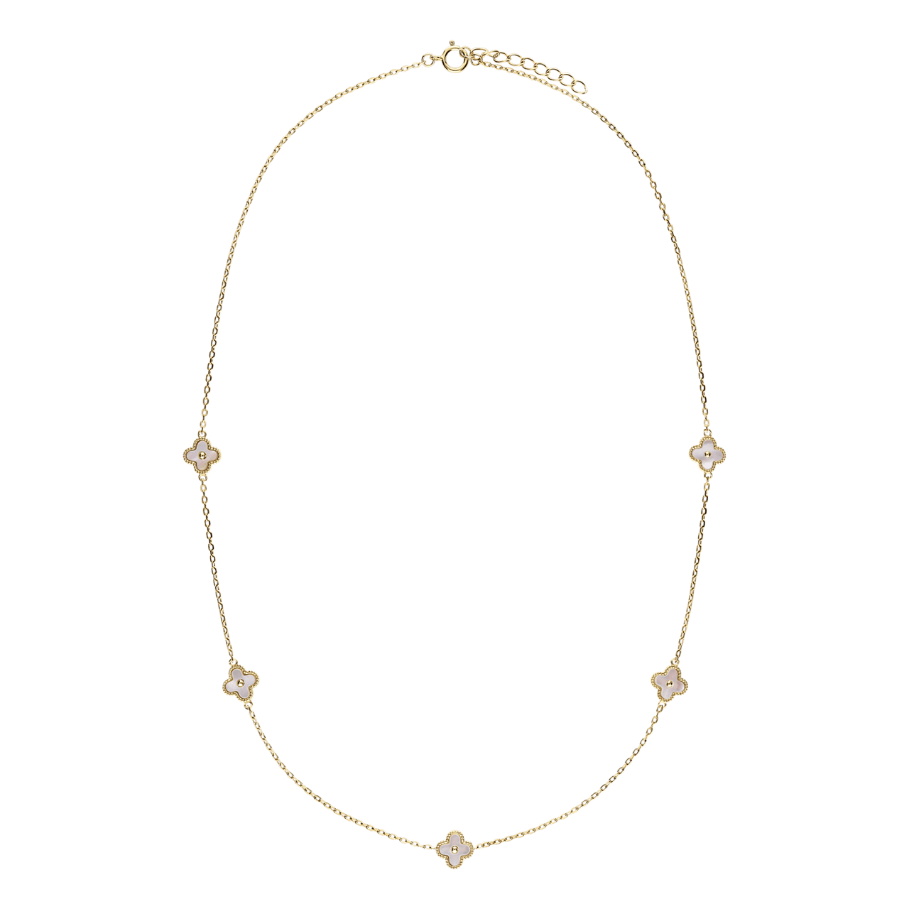 Zilveren goldplated ketting met hanger voor dames