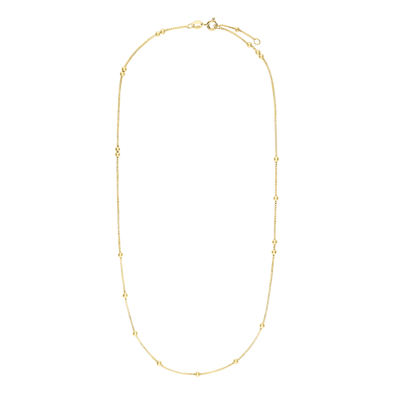 Zilveren goldplated ketting voor dames