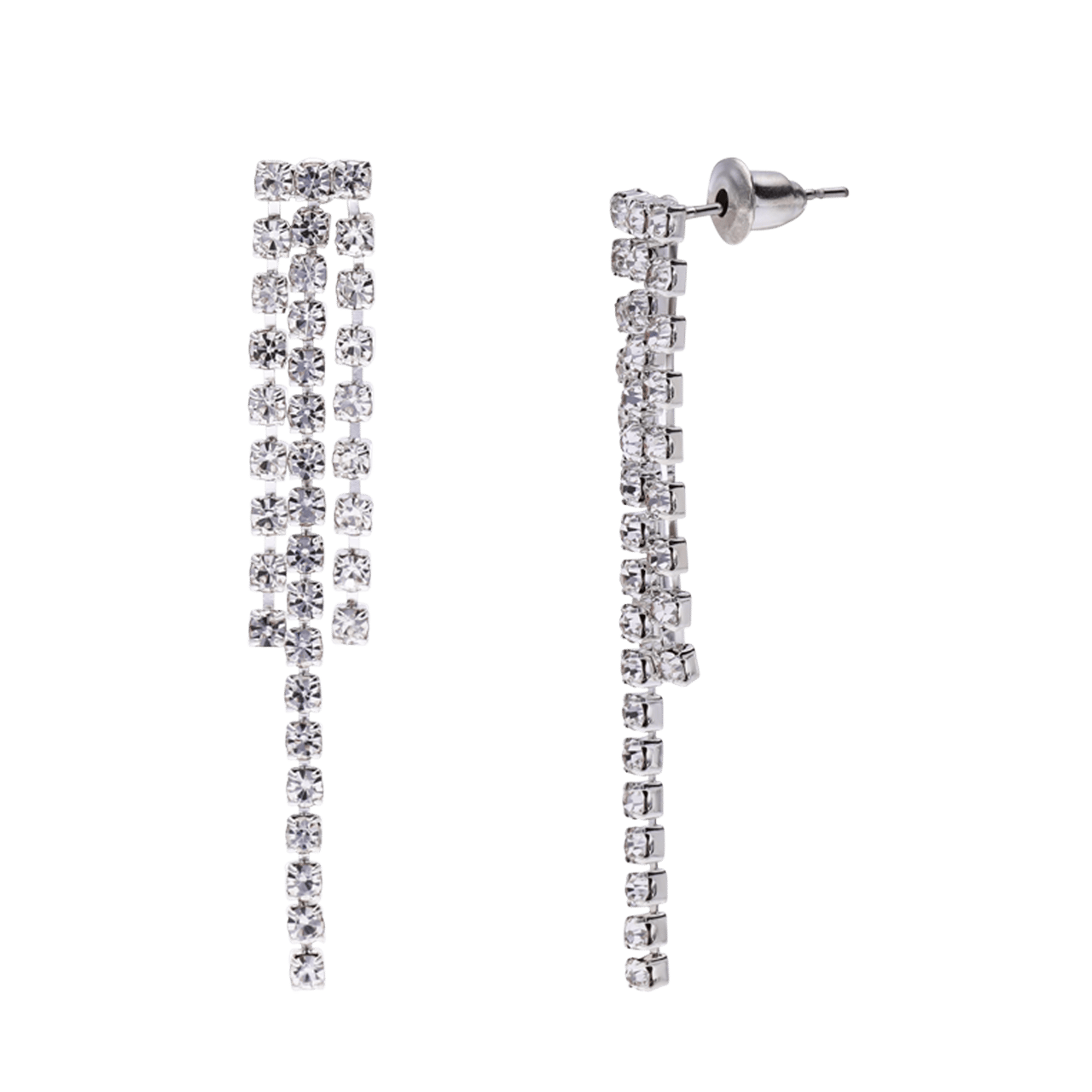 Cadeauset met Bijoux zilverkleurige voor dames