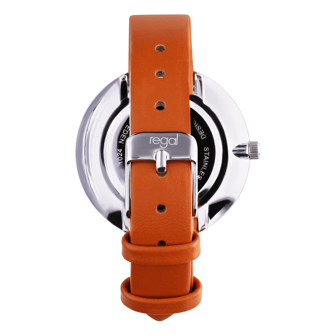 Regal Damen-Armbanduhr mit hellbraunem Armband