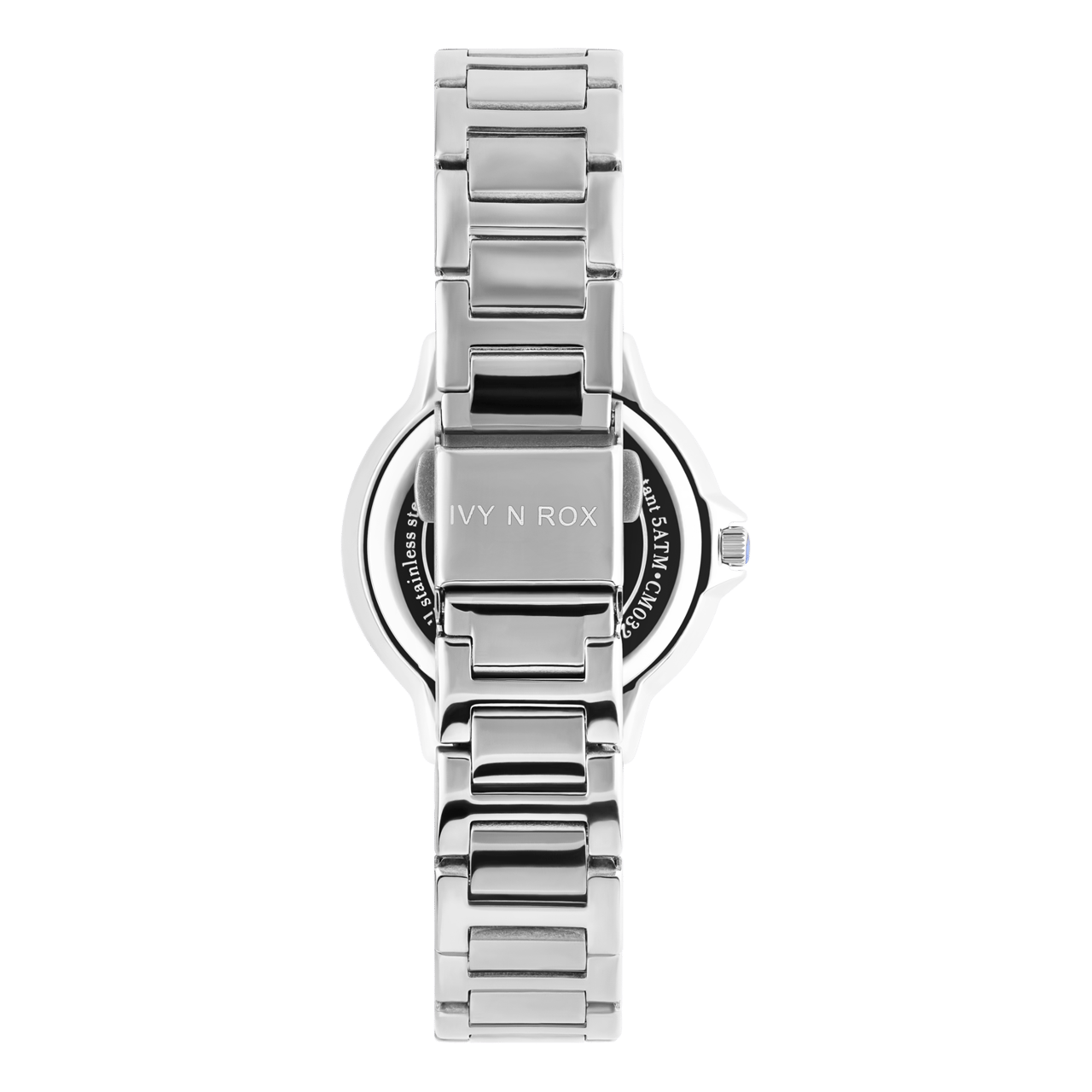 IVY N ROX Damen-Armbanduhr aus Edelstahl mit Zirkonia