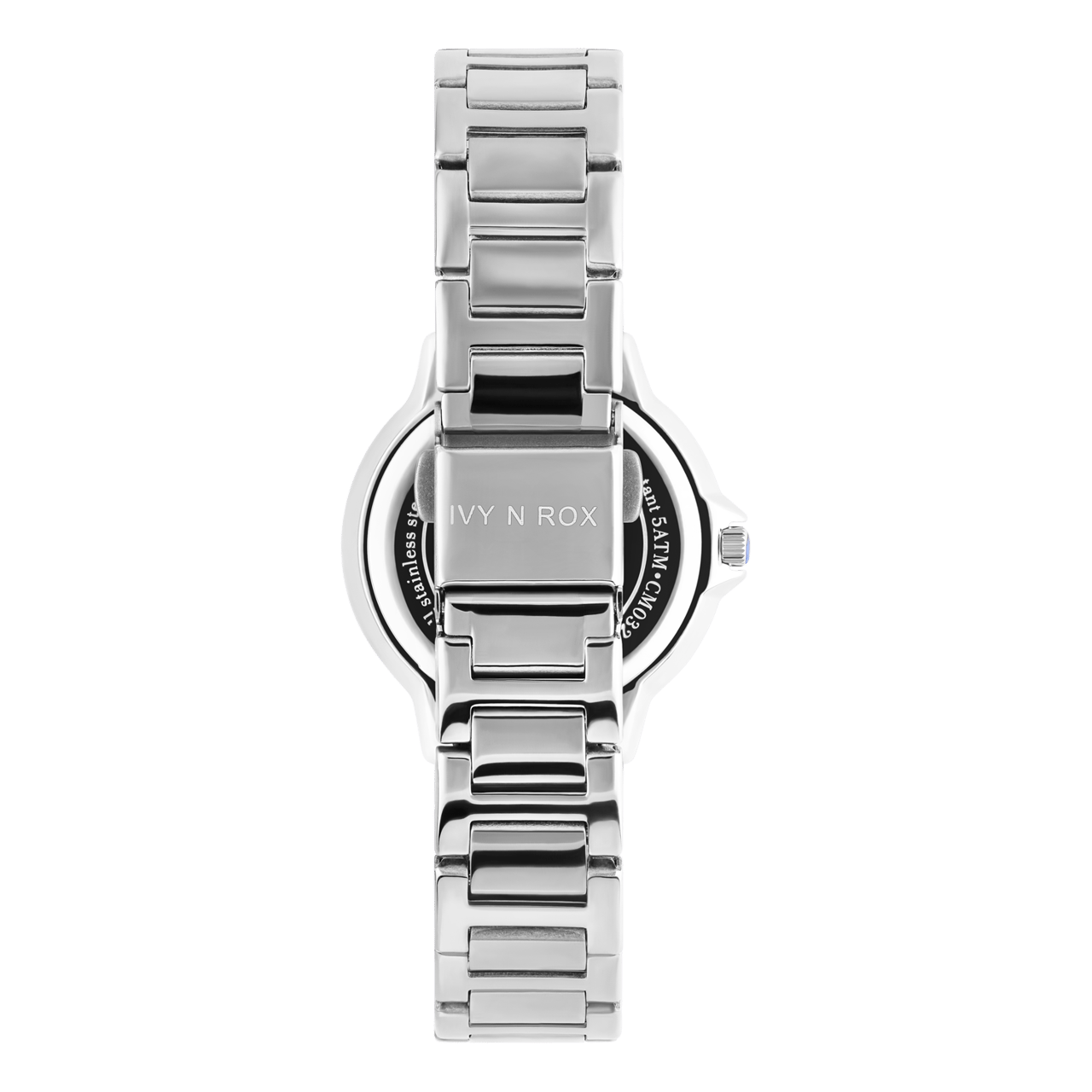 IVY N ROX stainless steel dameshorloge met zirkonia