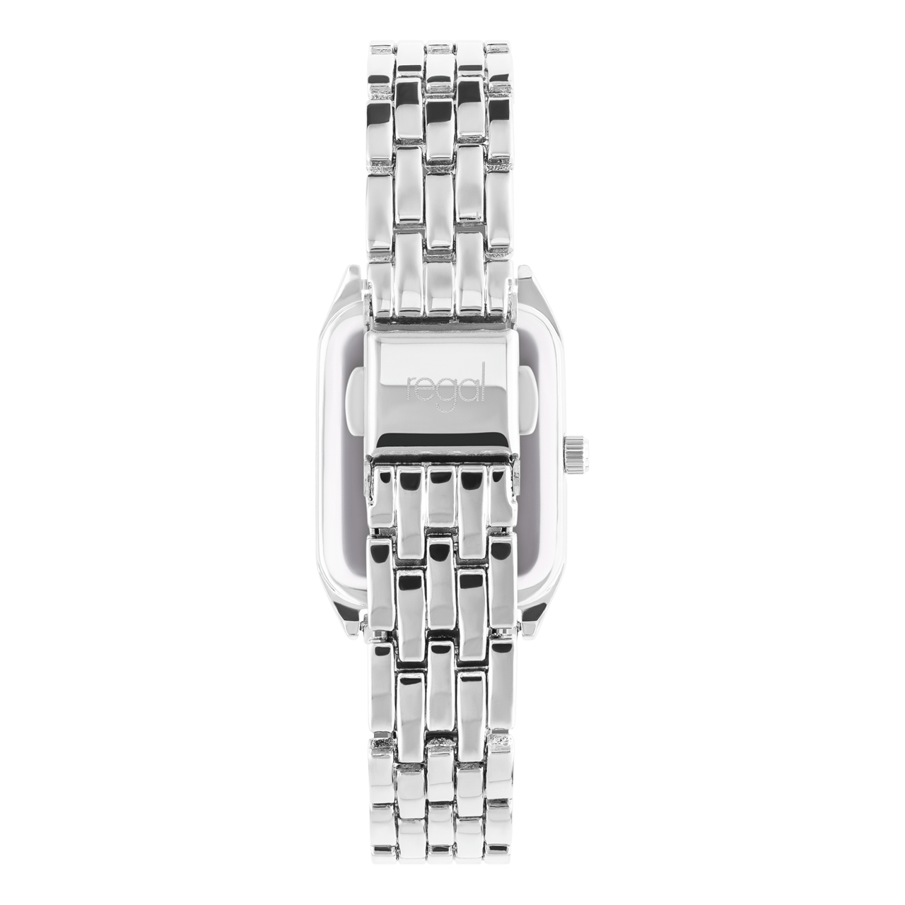 Regal Armbanduhr, silberfarben, mit römischen Ziffern