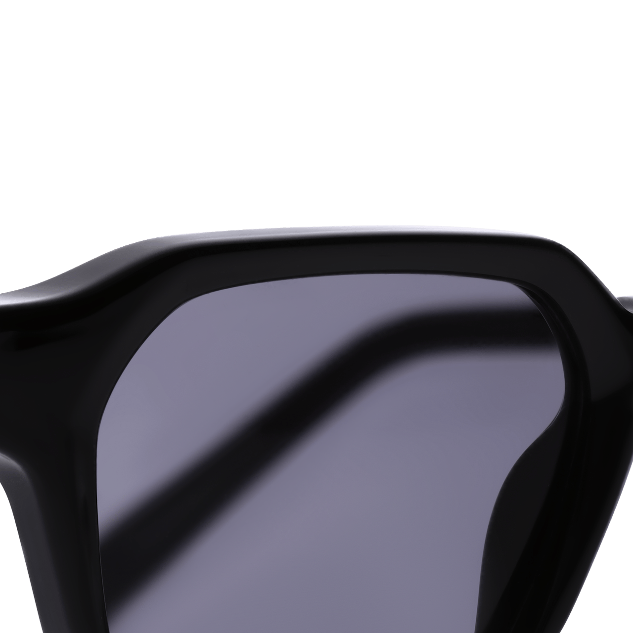 Schwarze Retrosonnenbrille