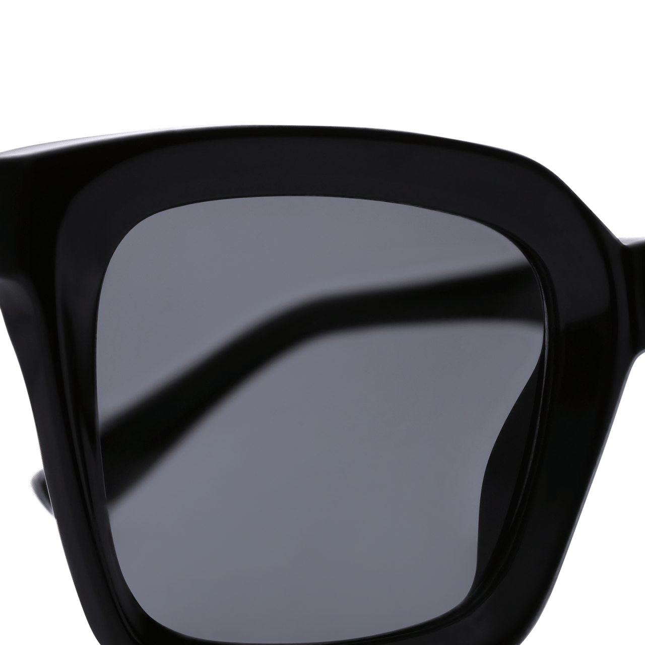 Schwarze quadratische Sonnenbrille