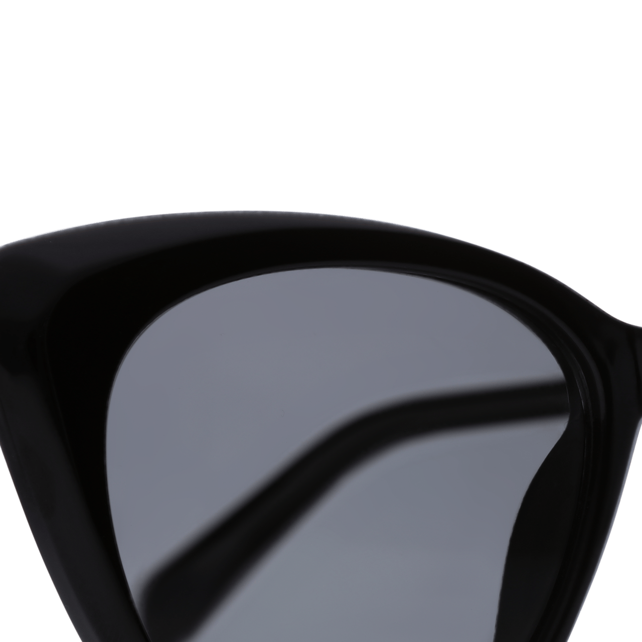 Schwarze Cateye-Sonnenbrille
