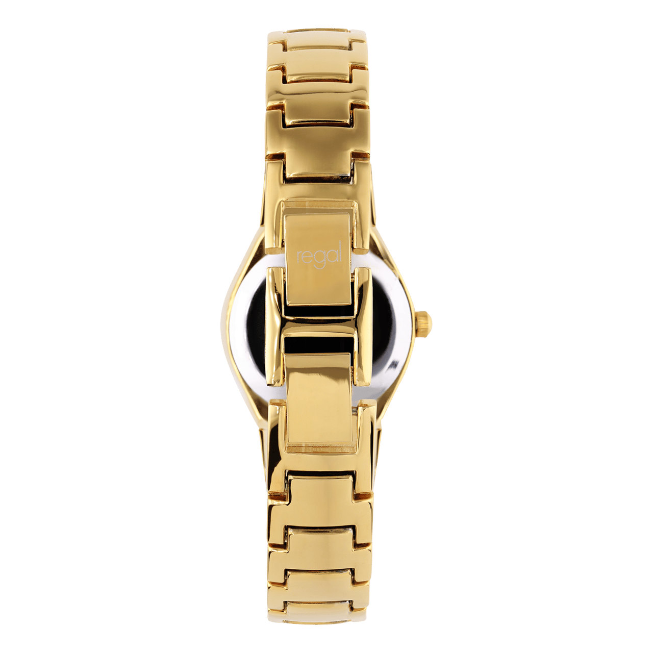 Regal Damen-Set, Armbanduhr und Armband, goldfarben