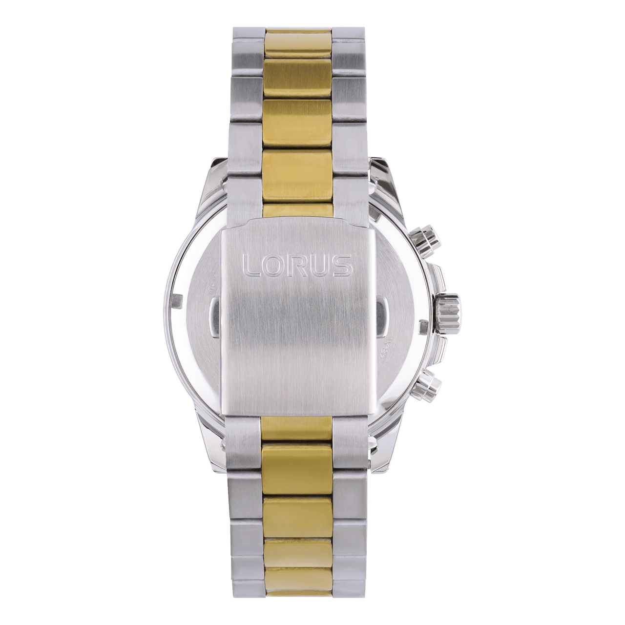 LORUS zweifarbige Herren-Solaruhr aus Stahl RZ605AX9