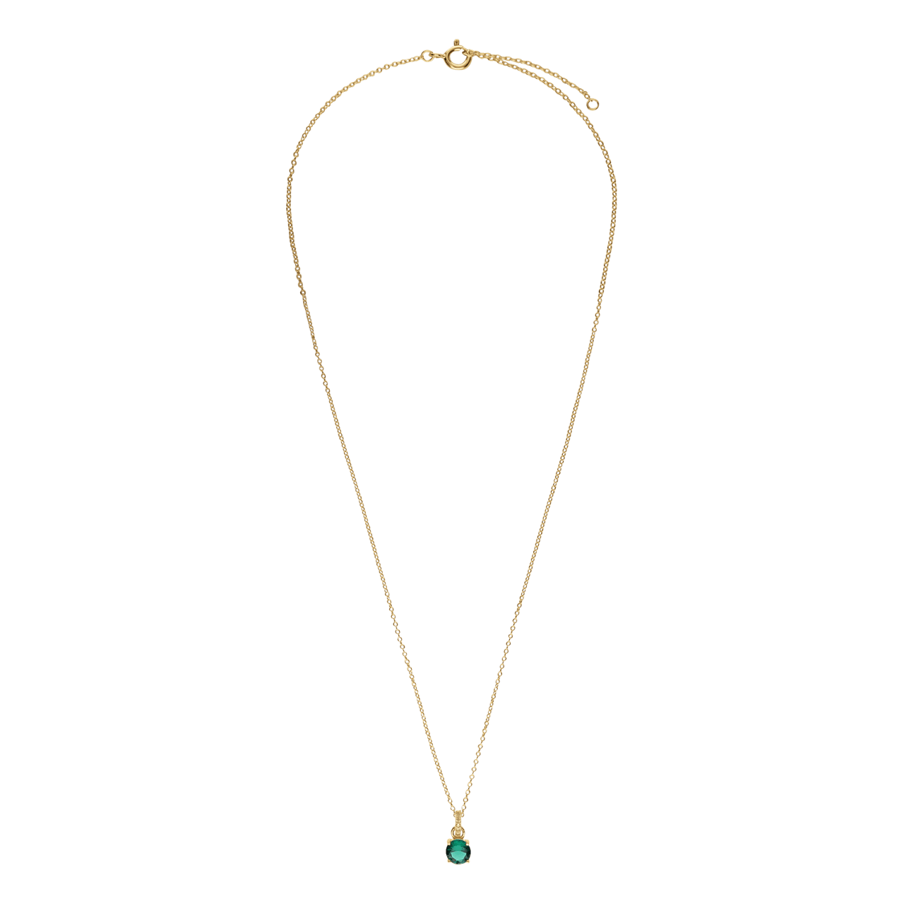 Zilveren goldplated ketting met hanger voor dames