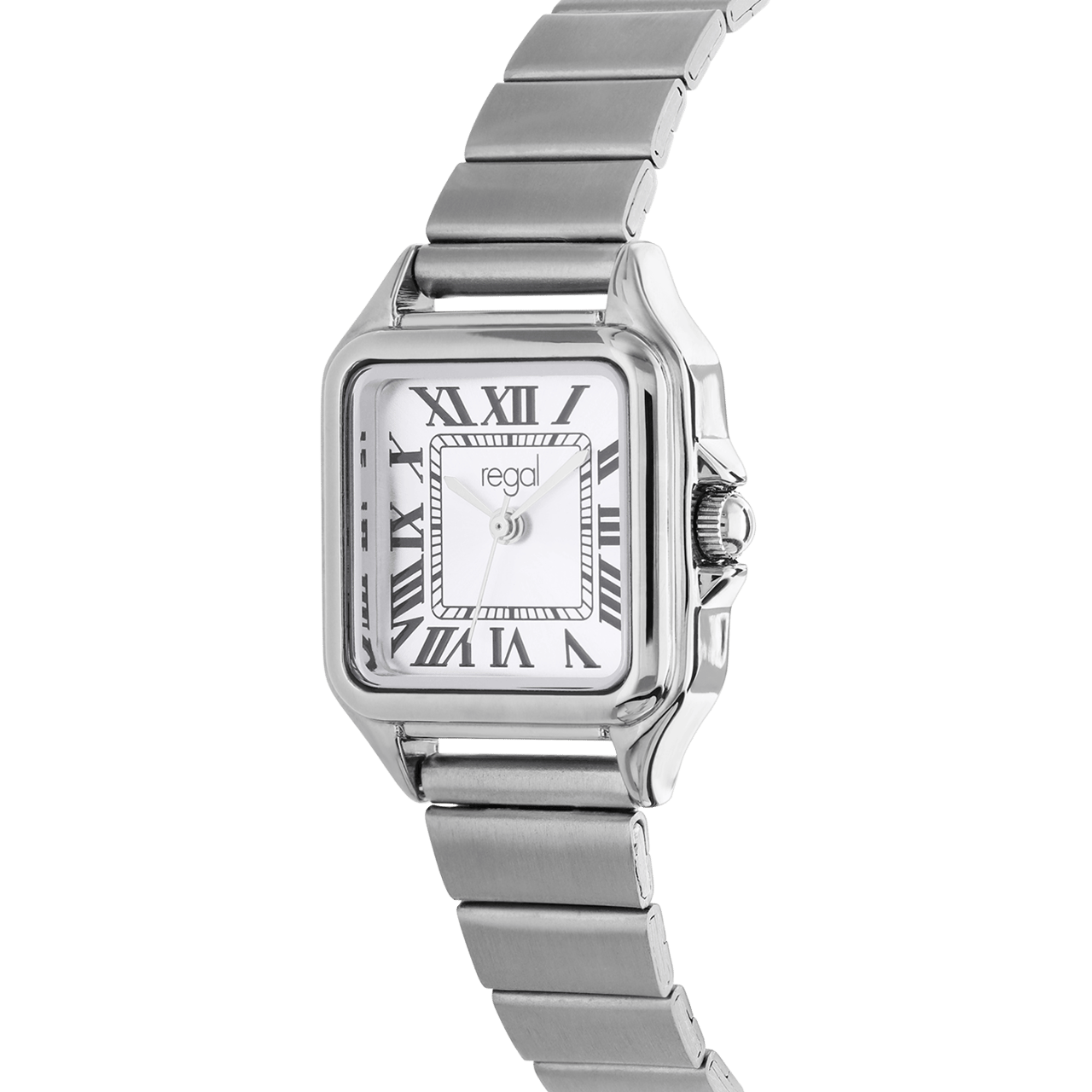 Regal stalen horloge met gratis armband