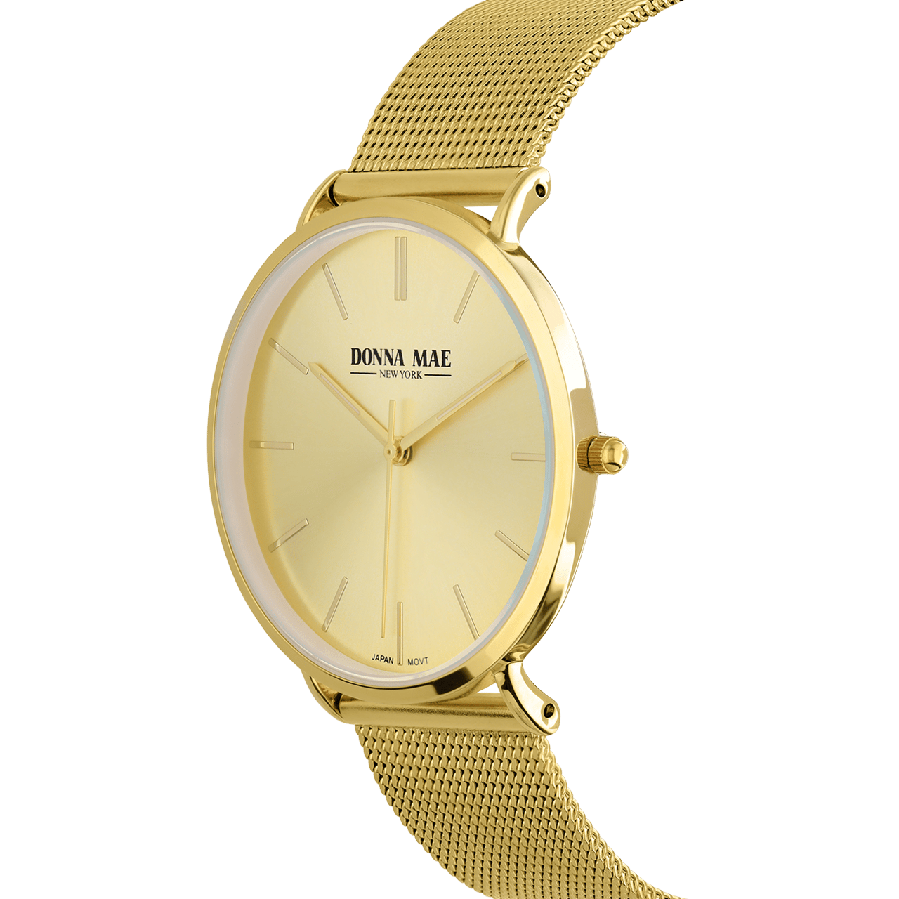 Donna Mae horloge set goud kleurig