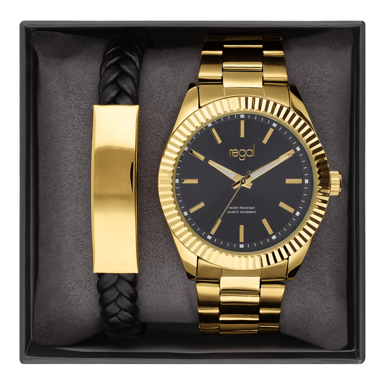 REGAL HERREN GESCHENKSET SCHWARZ WP GOU