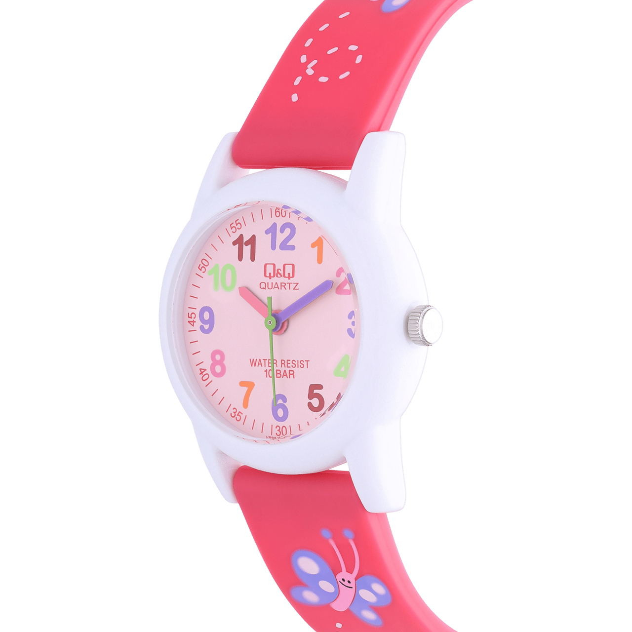 Q&Q Kinder Horloge Roze