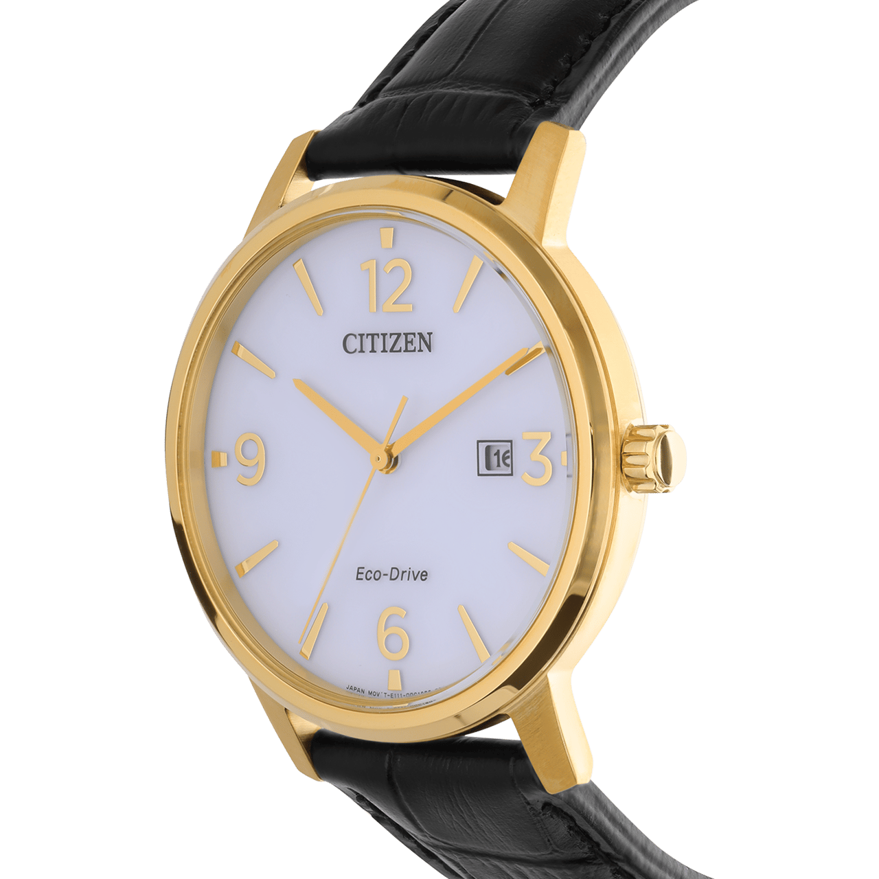 Citizen leren herenhorloge NY4058-79LC