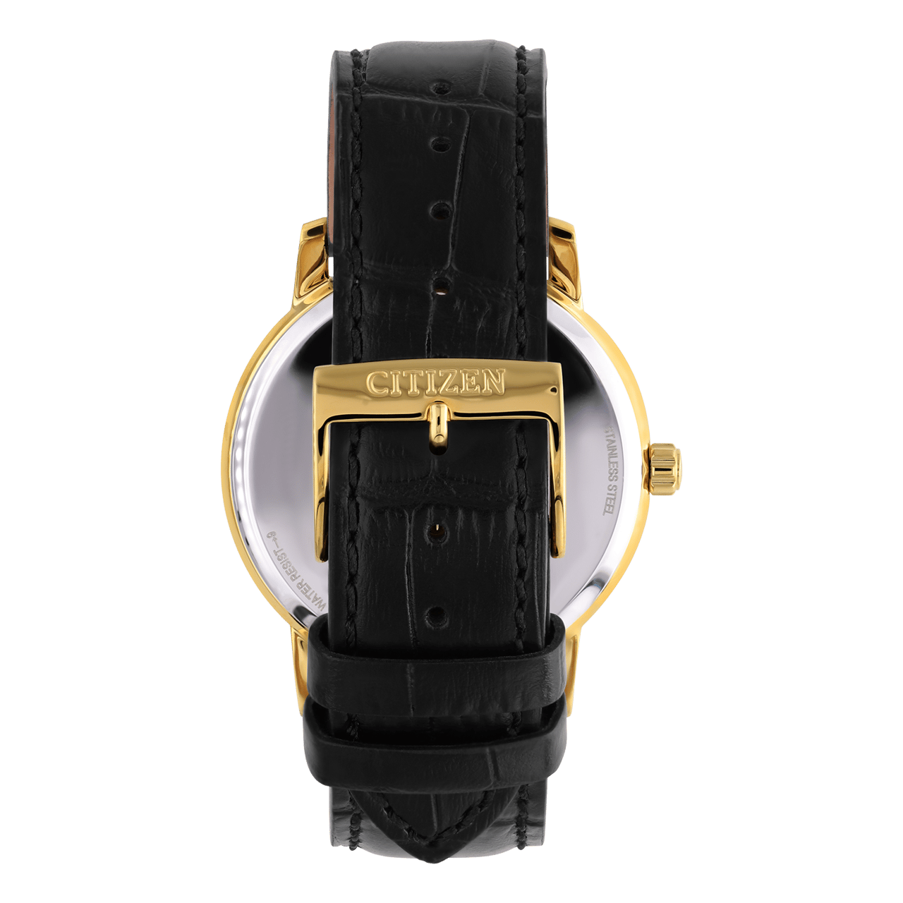 Citizen leren herenhorloge NY4058-79LC