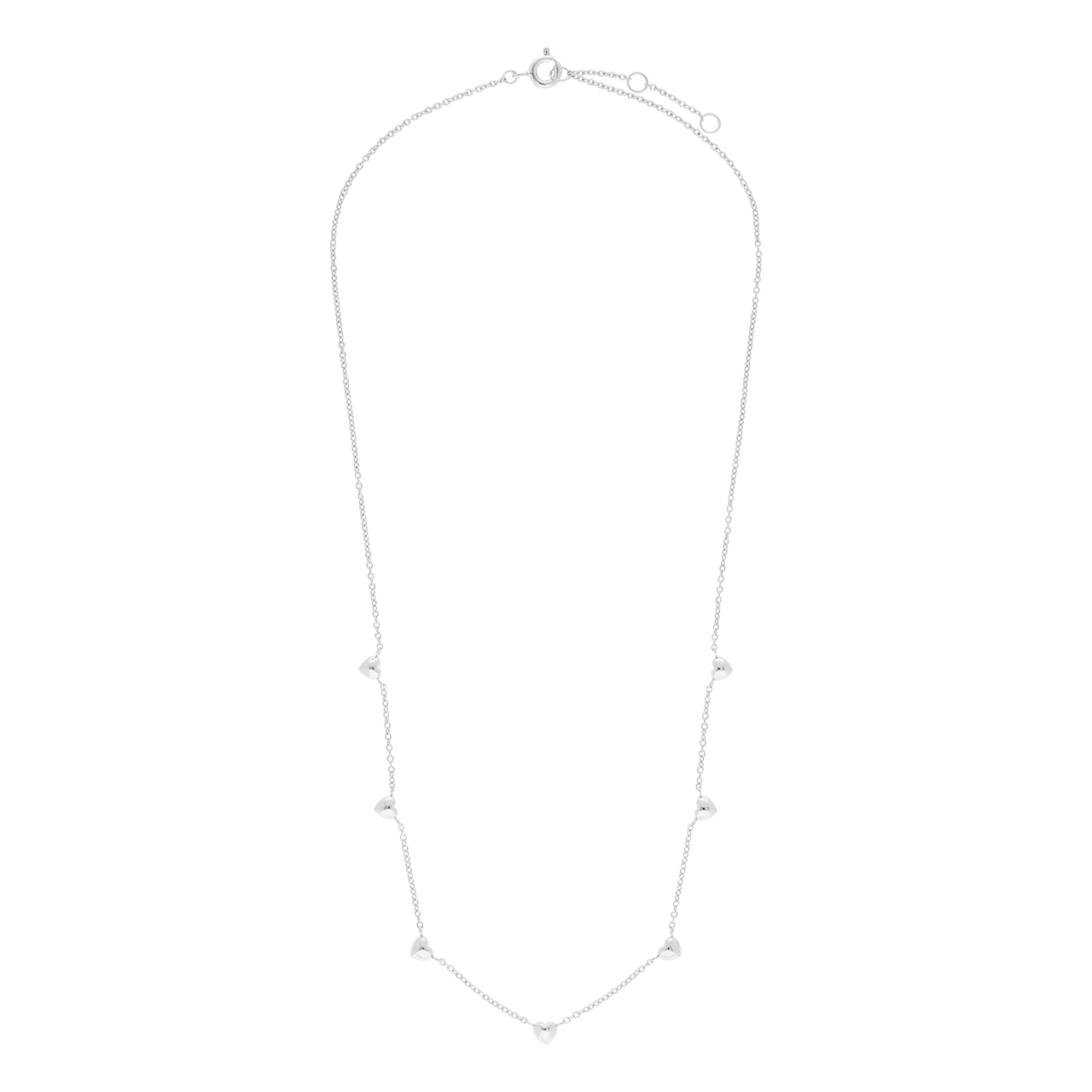 Zilveren ketting met hanger voor dames