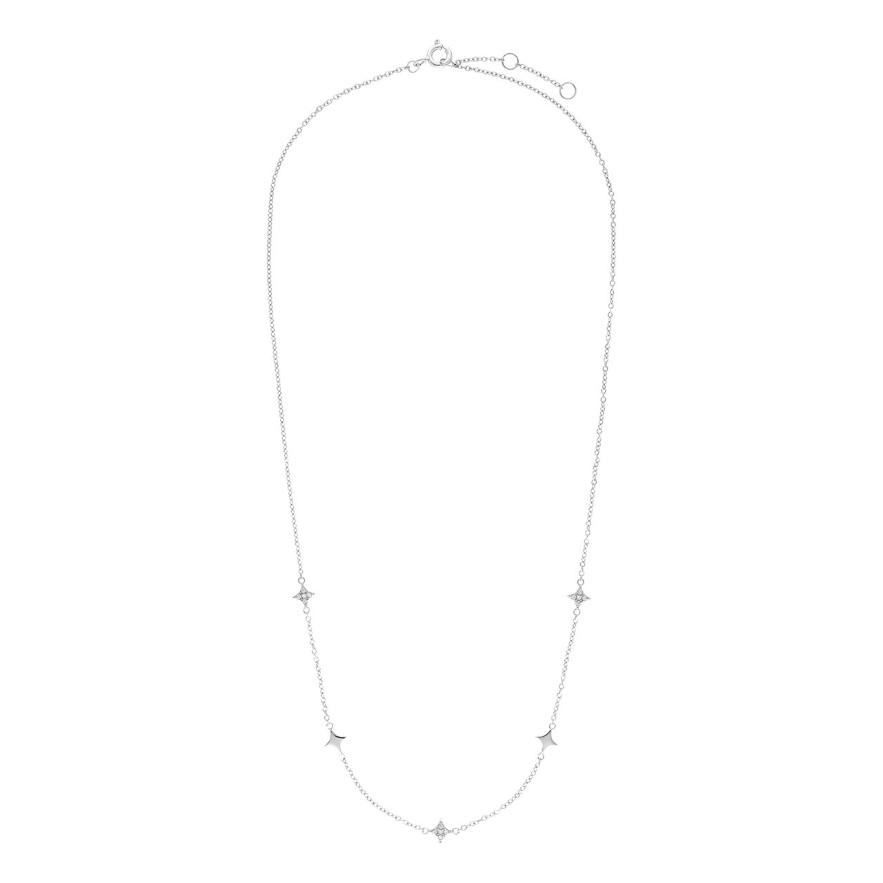 Silberne Halskette für Damen