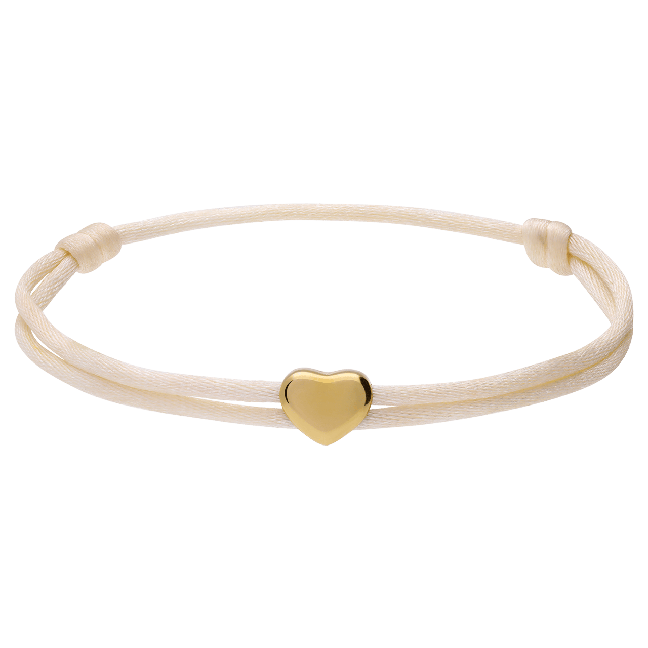 Stainless steel koordarmband hart voor dames