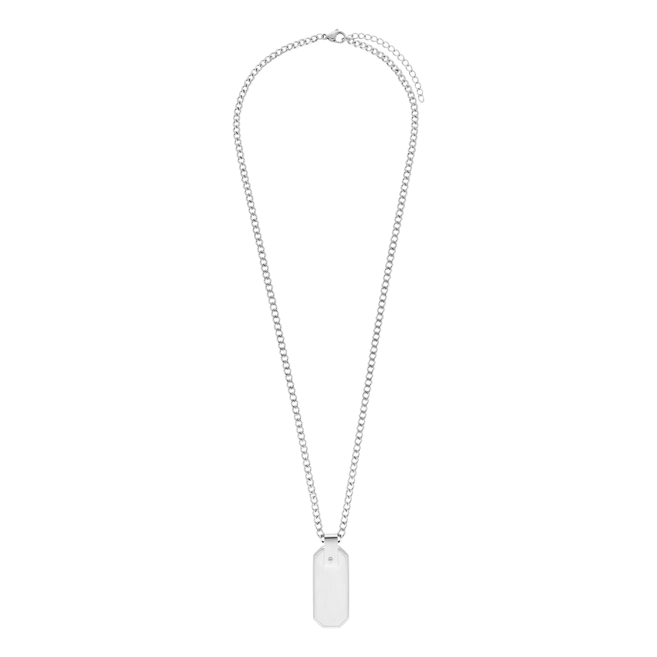 Stalen kettingset met plaat hanger