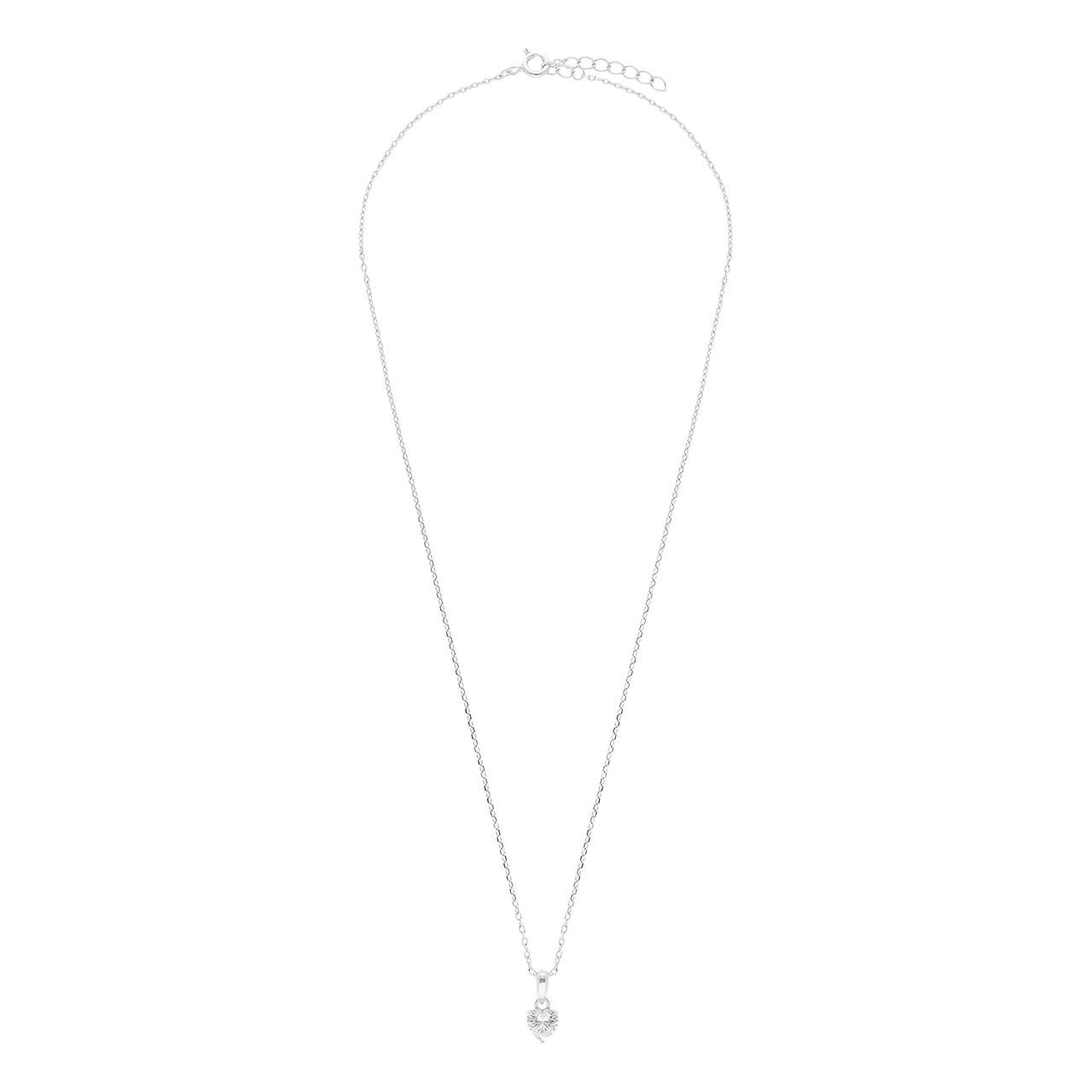 Zilveren ketting met hanger met plating