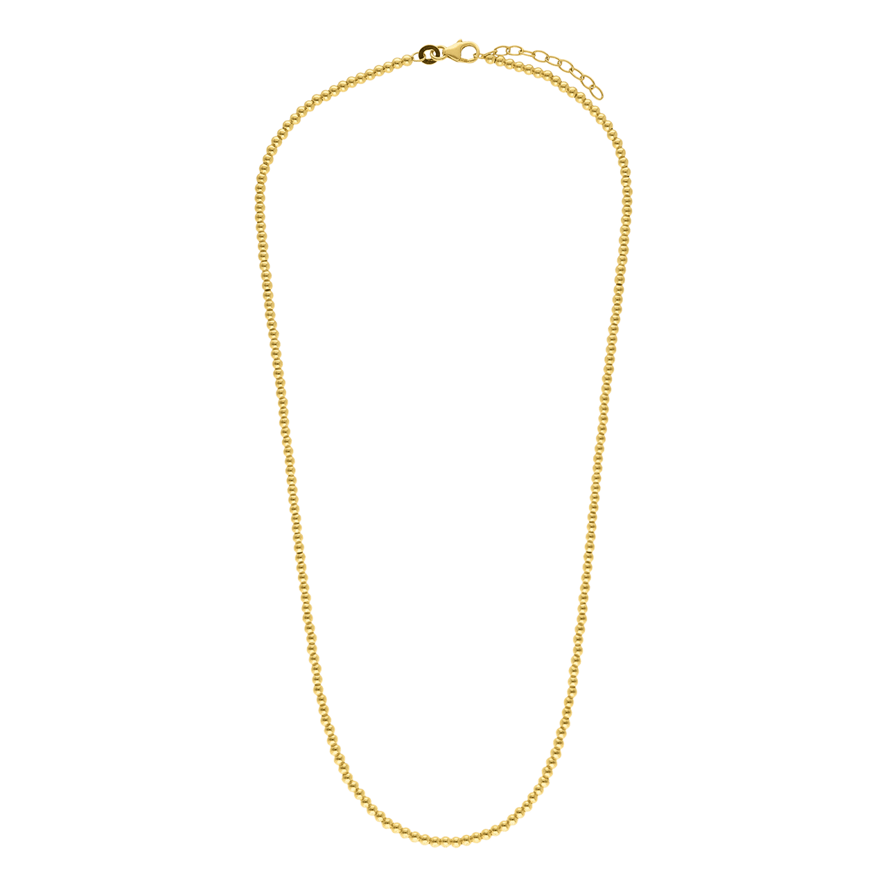Zilveren goldplated ketting