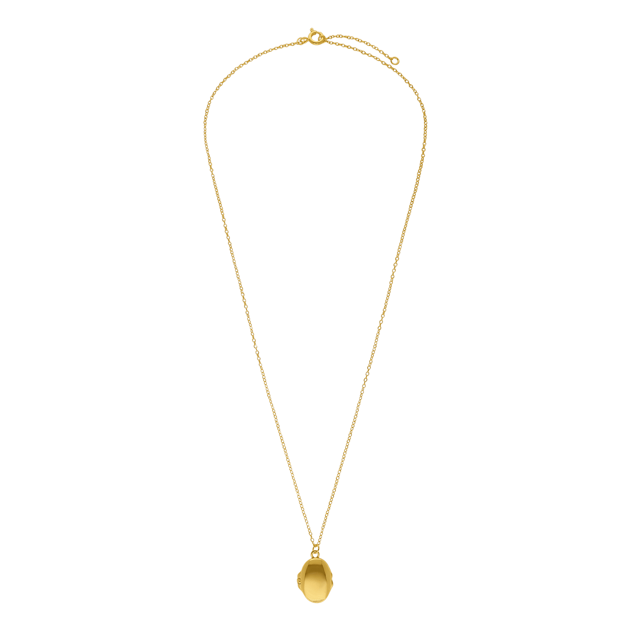 Zilveren ketting met hanger medaillon voor dames