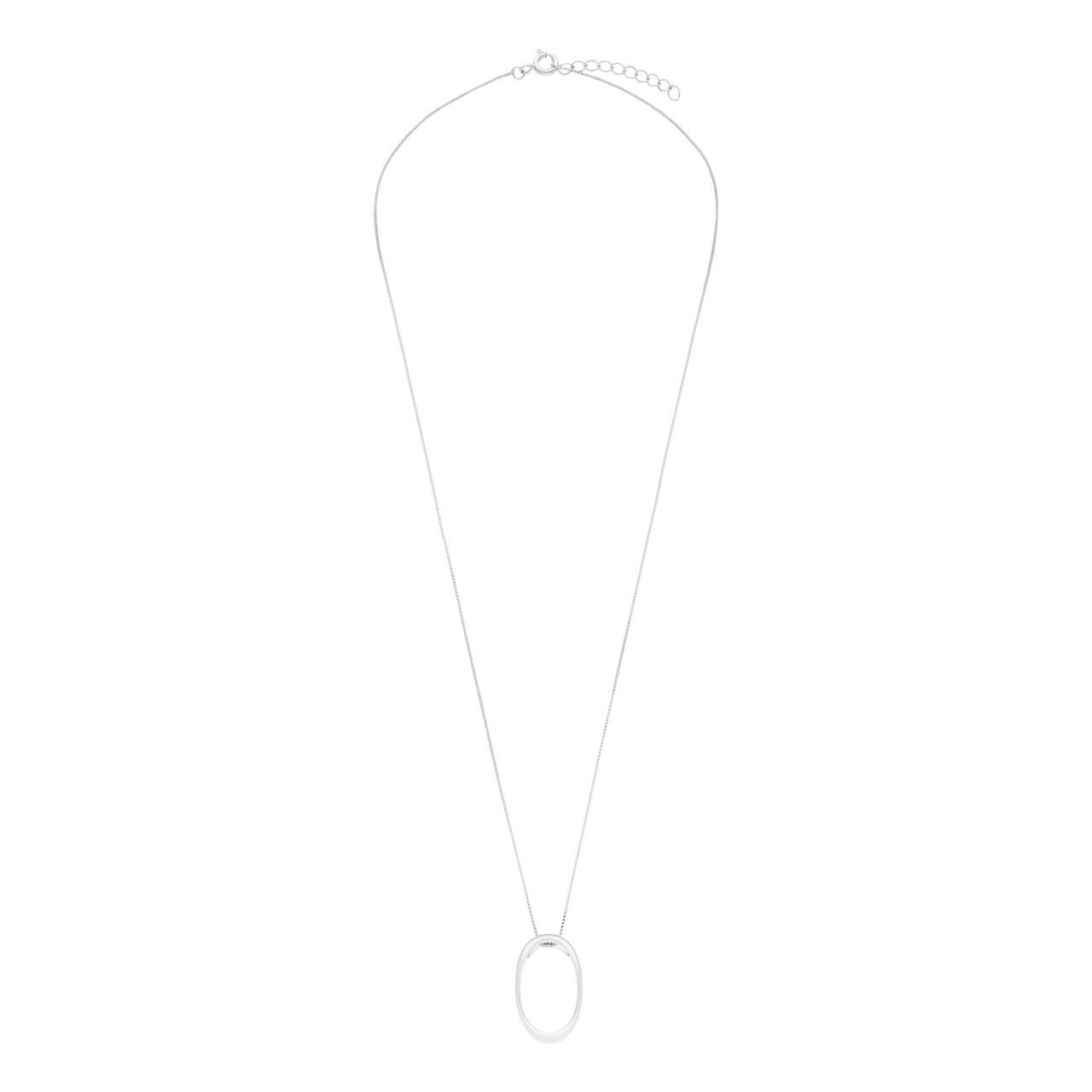 Zilveren ketting met hanger