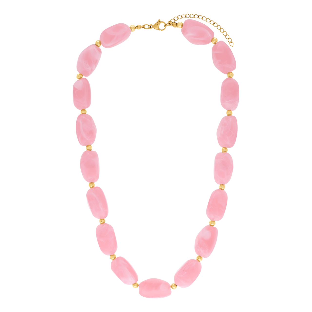 Edelstahl-Perlenkette für Damen