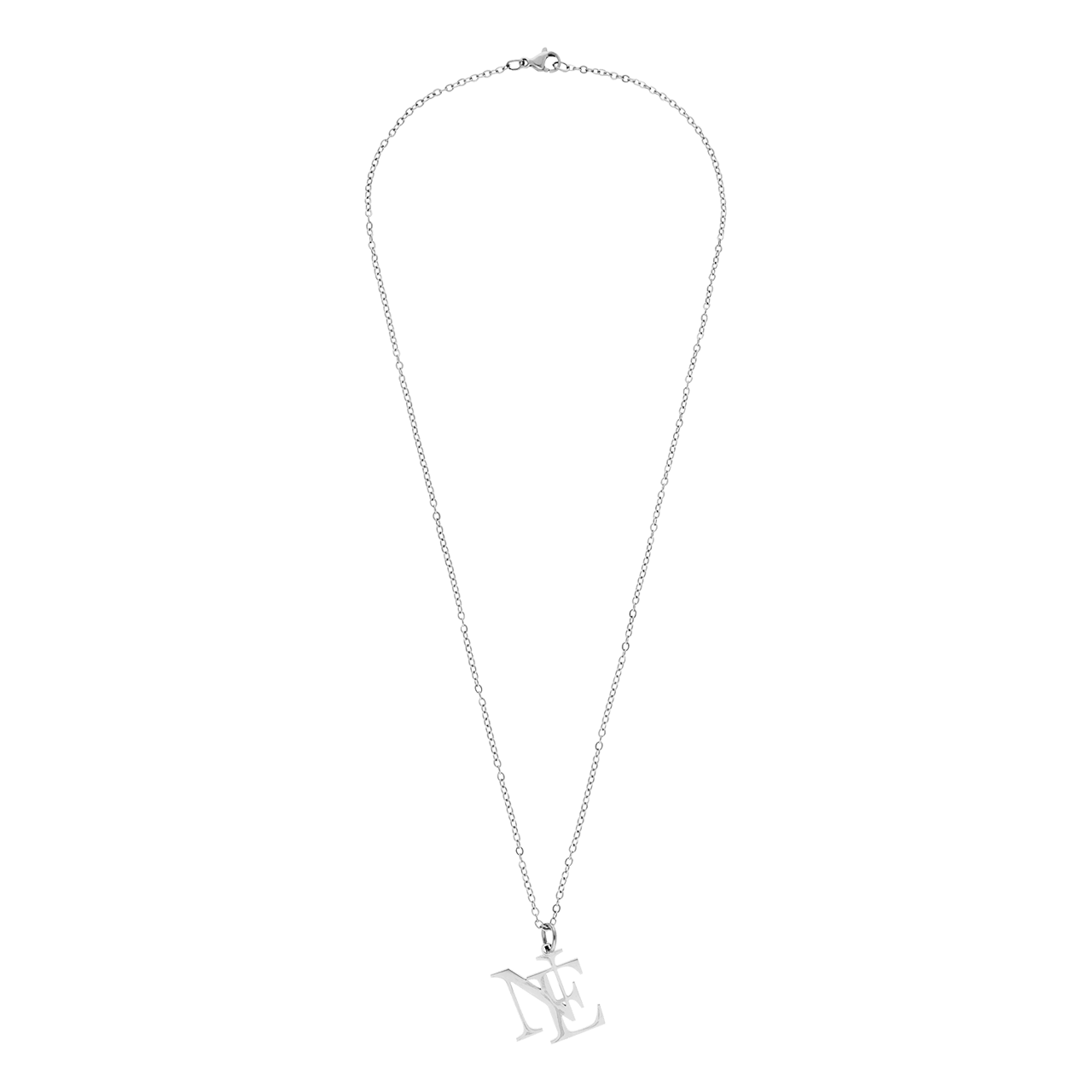 Stainless steel naamketting letters voor dames