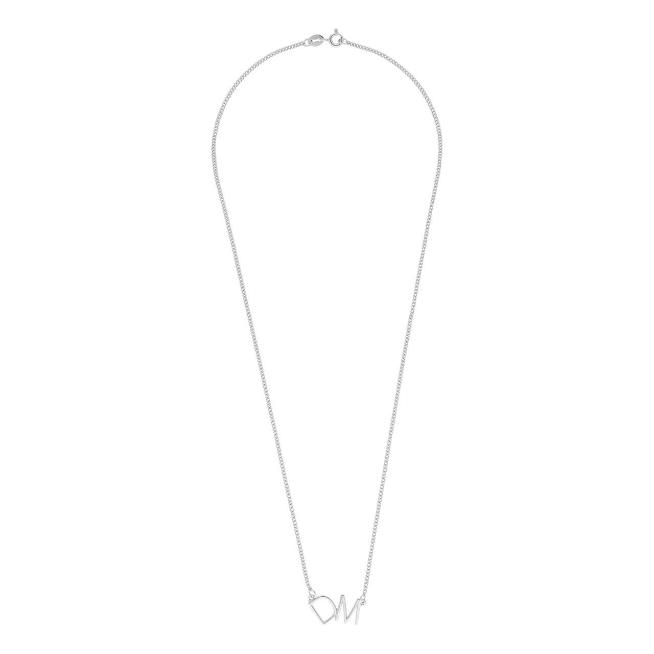 Stainless steel naamketting letters voor dames