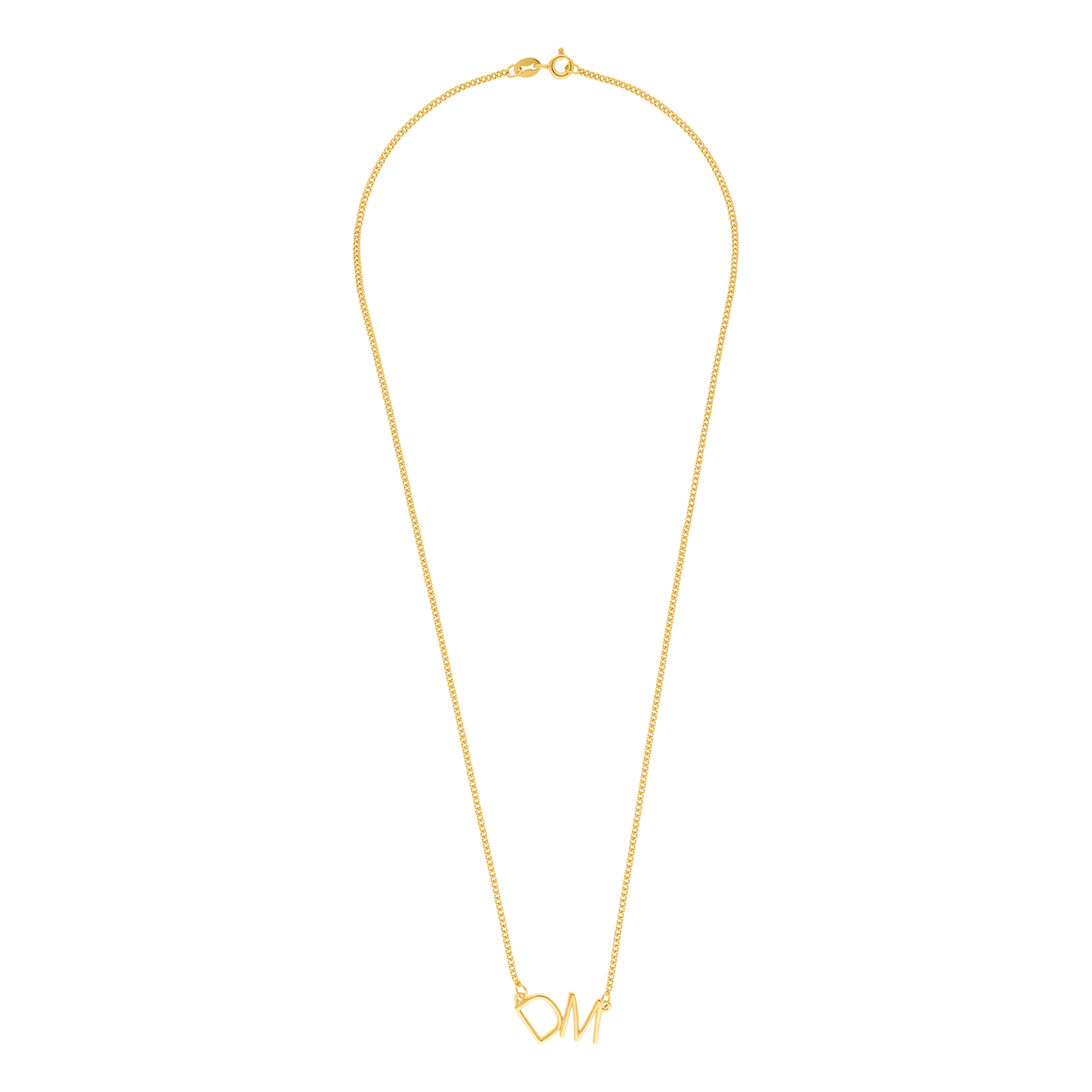 Stainless steel dames naamketting met letters