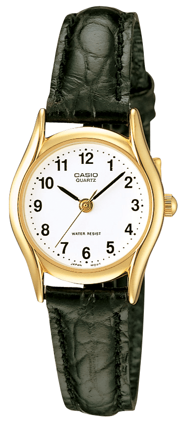 Casio Dameshorloge Zwart Leer LTP-1154PQ-7BEG