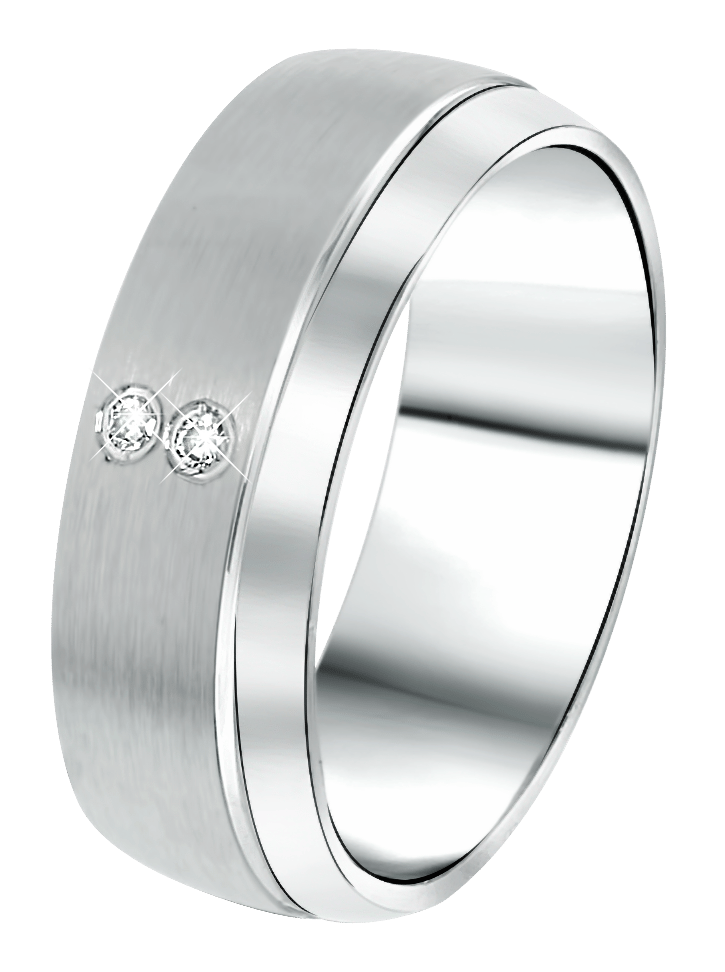 Zilveren liefdesring Barcelona dames