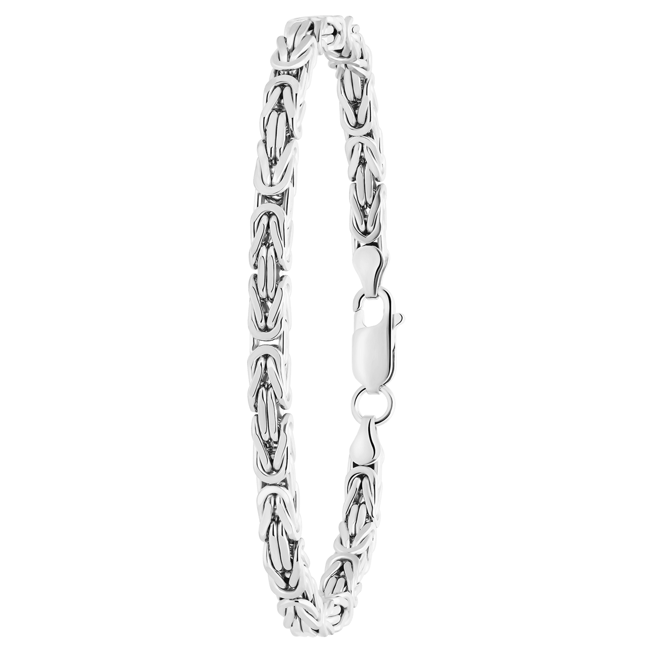 925 Silber Herrenarmband, Königsglied