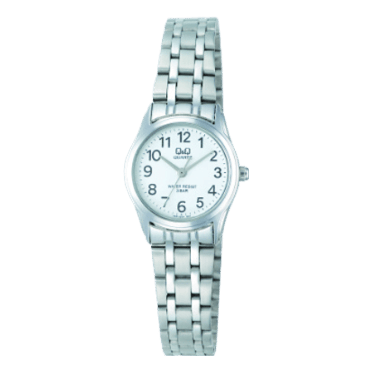 Q & Q Dames Horloge Zilverkleurig C50A-004PY